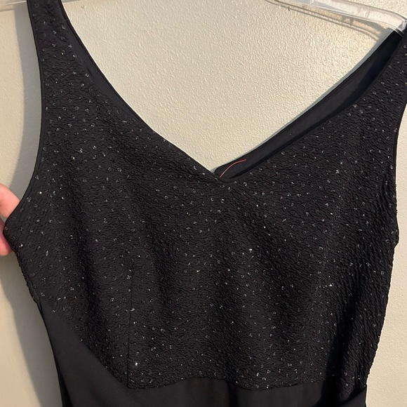 David Warren NY Vintage Black Dress Gown Sz 10 - Picture 2 of 4